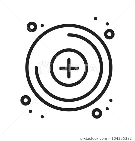Molecular Electronics Icon Image. 104335382