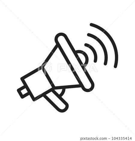 Megaphone Icon Image. 104335414