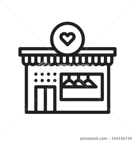 Fashion Store Icon Image. 104336739