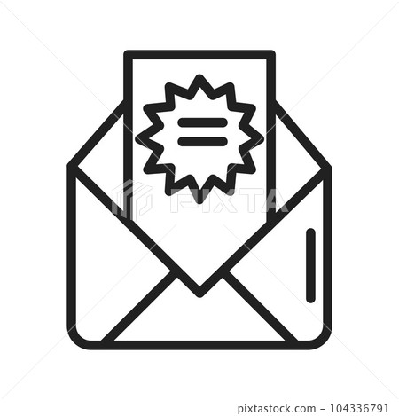 Envelop Icon Image. 104336791