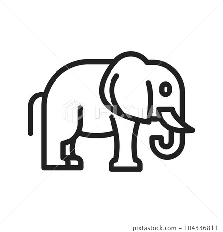 Elephant Icon Image. Elephant Icon Image. 104336811