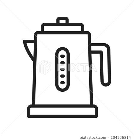 Electric Kettle Icon Image. Electric Kettle Icon Image. 104336814