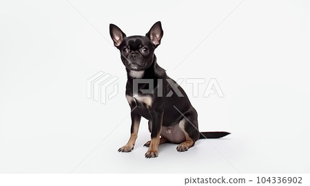 Chihuahua white background 104336902