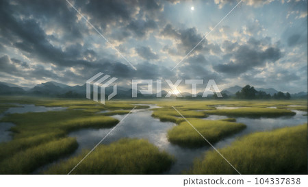 AI-generated image/wetland 1 104337838