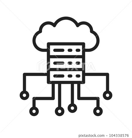 Cloud Computing Icon Image. Cloud Computing Icon Image. 104338576