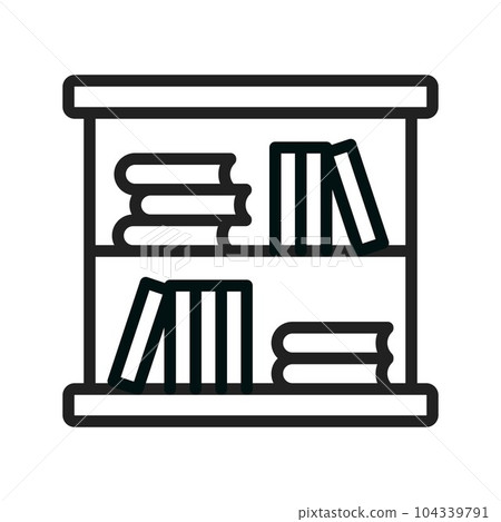 Book Shelf Icon Image. Book Shelf Icon Image. 104339791