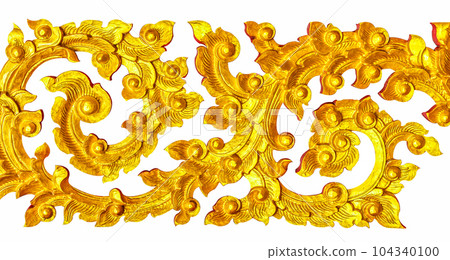 Door wood carving in temple Door wood carving in temple 104340100