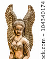 Statue of a woman with wings 104340174