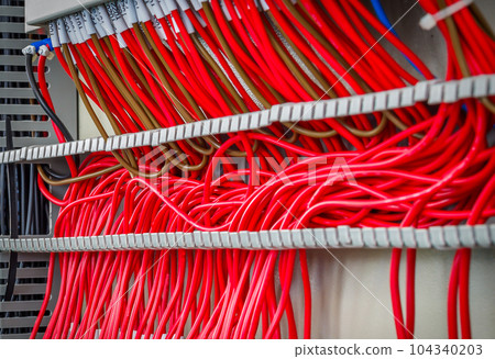 Wiring - Control panel with wires 104340203