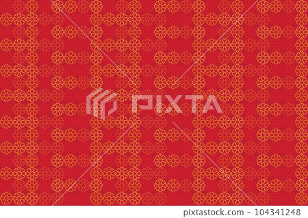Illustration hand drawn of the line heart on red color background. Illustration hand drawn of the line heart on red color background. 104341248