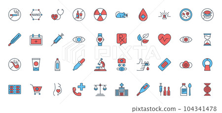 Medical Vector Icons Set Medical Vector Icons Set 104341478