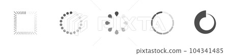 Download sign set. Load icons set. Load system. Data load. Loading bar. Froze computer. Vector stock illustration. Vector illustration Download sign set. Load icons set. Load system. Data load. Loading bar. Froze computer. Vector stock illustration. Vector illustration 104341485