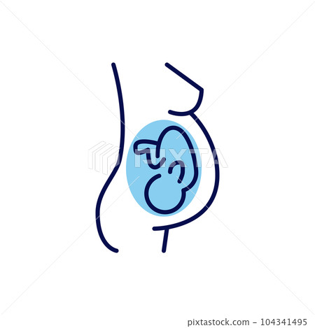 Pregnancy related vector icon. Pregnancy related vector icon. 104341495