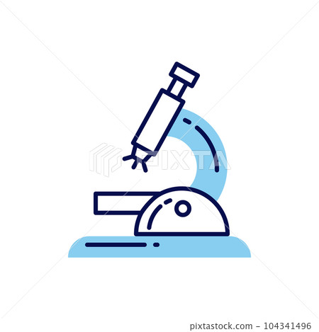 Microscope related vector icon. Microscope related vector icon. 104341496