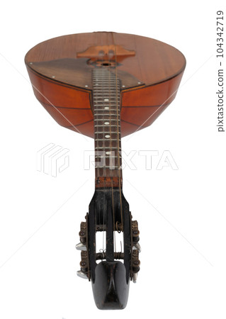 Ukrainian domra. Long-necked folk string instrument of the lute family. 104342719