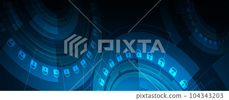 Cybersecurity and information or network protection. Future technology web services for business and internet project Cybersecurity and information or network protection. Future technology web services for business and internet project 104343203