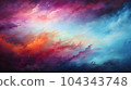 Abstract bright glitter blue aqua and violet background 104343748