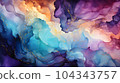 Abstract bright glitter blue aqua and violet background 104343757