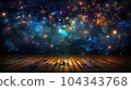 Abstract bright glitter blue aqua and violet background 104343768