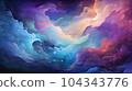 Abstract bright glitter blue aqua and violet background 104343776