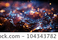 Abstract bright glitter blue aqua and violet background 104343782