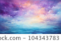 Abstract bright glitter blue aqua and violet background 104343783