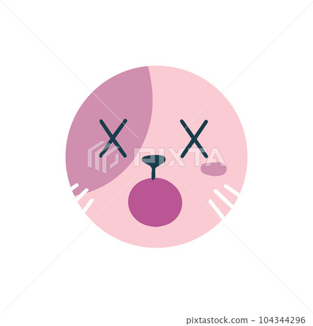 Highlights Stories cover, avatar, emoji: surprised and shock. Cute funny cat face. Highlights Stories cover, avatar, emoji: surprised and shock. Cute funny cat face. 104344296