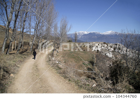 Cingles de Vallcebre cliffs landscape in Catalonia Cingles de Vallcebre cliffs landscape in Catalonia 104344760