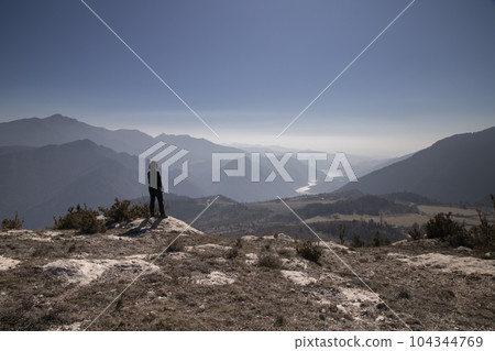 Cingles de Vallcebre cliffs landscape in Catalonia Cingles de Vallcebre cliffs landscape in Catalonia 104344769