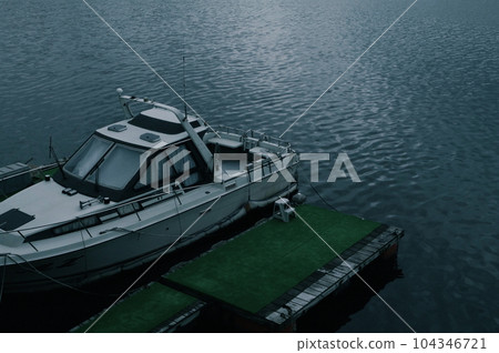 Shinkiba Wakasu wharf boat Shinkiba Wakasu wharf boat 104346721