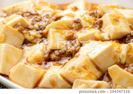 麻婆豆腐特寫。 104347158