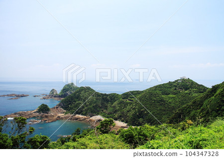 佐多岬燈塔和展望台的景色 104347328