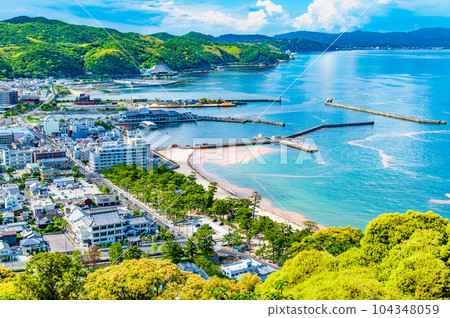 Awaji View from Sumoto Castle 104348059