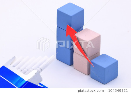 煙草稅和增稅形象 104349521