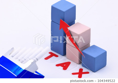 煙草稅和增稅形象 煙草稅和增稅形象 104349522