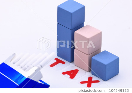 煙草稅和增稅形象 煙草稅和增稅形象 104349523