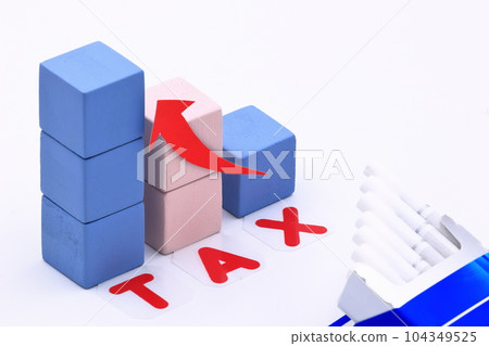Image of tobacco tax and tax increase Image of tobacco tax and tax increase 104349525