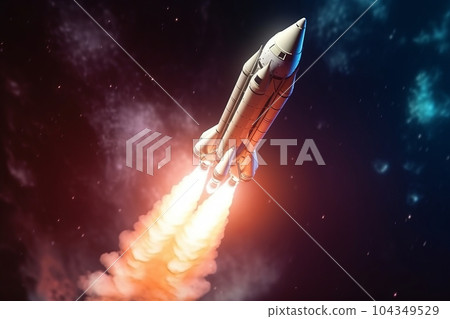 火箭發射,生成AI人工智能圖像 火箭發射,生成AI人工智能圖像 104349529