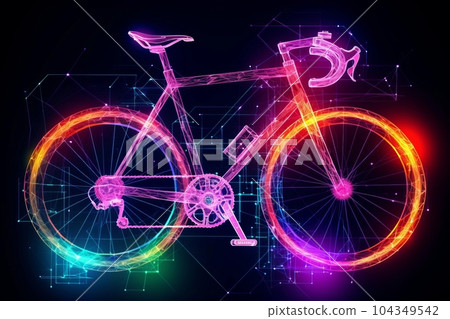 公路自行車、生成人工智能人工智能圖像 104349542