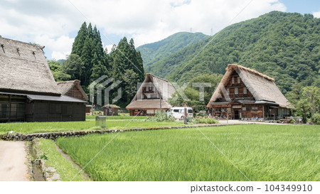 五箇山菅沼合掌造村(夏) 五箇山菅沼合掌造村(夏) 104349910