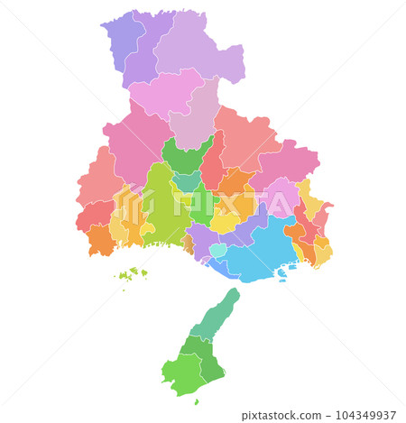 兵庫縣市町村地圖 104349937