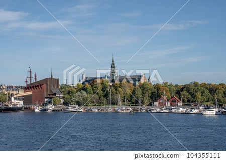 architecture of the Nordic Museum or Nordiska museet, located on Djurgarden island in Stockholm, Sweeden architecture of the Nordic Museum or Nordiska museet, located on Djurgarden island in Stockholm, Sweeden 104355111