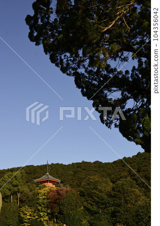 Kiyomizu Temple Triple Tower Kiyomizu Temple Triple Tower 104356042
