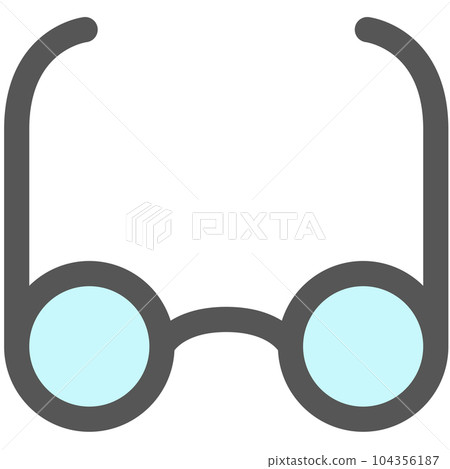 Mini-mini color icon glasses 104356187
