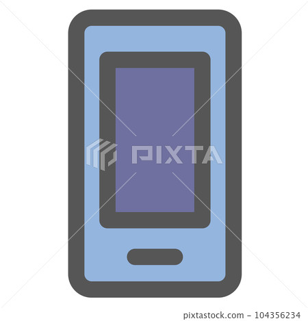 Mini-mini color icon smartphone Mini-mini color icon smartphone 104356234