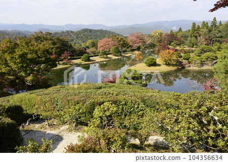 修學院離宮上離宮浴龍池（從梨雲亭眺望） 104356634