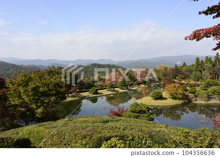 修學院離宮上離宮浴龍池(從梨雲亭眺望) 修學院離宮上離宮浴龍池(從梨雲亭眺望) 104356636