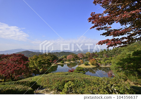 修學院離宮上離宮浴龍池（從梨雲亭眺望） 104356637