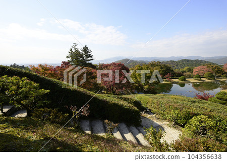 修學院離宮上離宮浴龍池（從梨雲亭眺望） 104356638