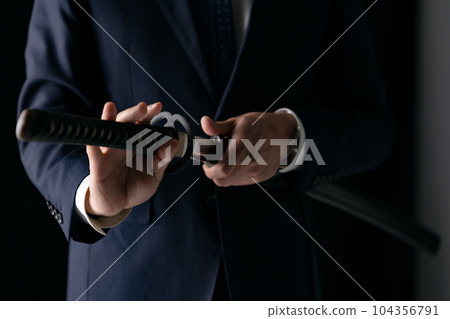 A man with a sword Businessman A man with a sword Businessman 104356791